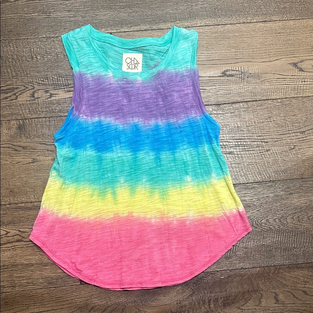 Colorful Tie-Dye Sleeveless women’s Top